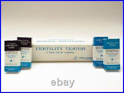 Vintage Medical Test Gynecology Fertility Cervical Glucose Weston Lab 1965 Prop
