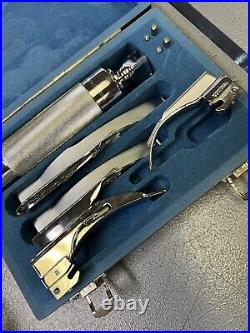 Vintage Medical Tool Foregger Laryngoscope in Case