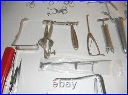 Vintage Medical Tools Gynecologist Surgical Equipment Doctor Instruments