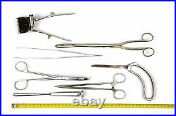 Vintage Medical instruments (7 pcs.), Metal, doctor's tools sk876