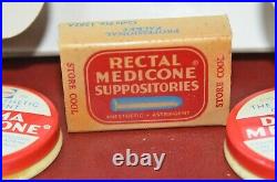 Vintage Medicone Display Sample Antiseptic Dental Dentistry Rectal Suppositories