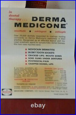 Vintage Medicone Display Sample Antiseptic Dental Dentistry Rectal Suppositories