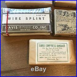 Vintage Mine Safety Appliances Co. And Davis Emergency Equipment Medical Lot 5