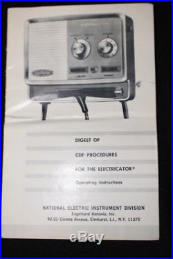 Vintage Nation Electric Instr. #710-A Electricator Electrosurgical Generator