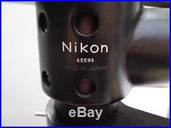 Vintage Nikon MS inverted compound microscope LOTNKN49MRO