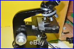 Vintage Nikon Microscope Model SU with Wooden Case
