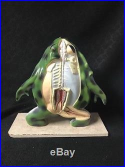 Vintage Nystrom Giant Frog Dissection Anatomical Model Amphibian Anatomy