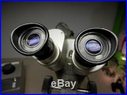 Vintage OLYMPUS Tokyo Japan SZ Binocular Microscope with Light and box