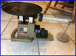 Vintage Ohaus 16KG 35lb Field Test Scale & Weights USA