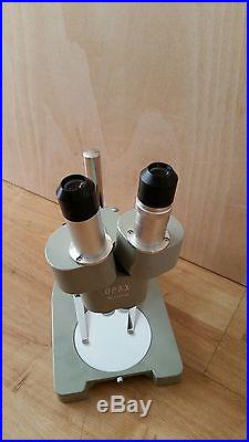 Vintage Opax stereo microscope 142716 made in Japan