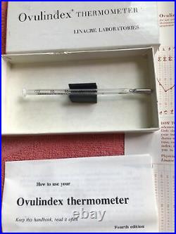 Vintage Ovulindex Thermometer Linacre Laboratories NY Medical Equipment USED