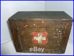 Vintage Paragon Wooden Medical Case