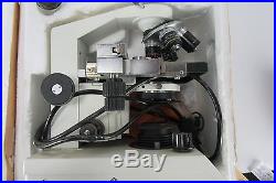 Vintage Pathological Microscope Radical RMH-4B Set Extra Lenses
