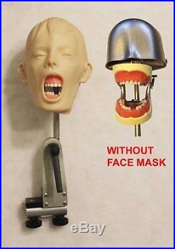 Vintage Pediatric Dental Manikin With Rubber Mask, Jaws and Teeth LQQK