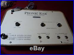 Vintage Phonic Ear Binaural Speech Trainer Portable