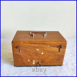 Vintage Pre War Handcrafted Wooden American Electro-Medical Machine Box TL80