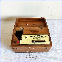 Vintage Pre War Handcrafted Wooden American Electro-Medical Machine Box TL80