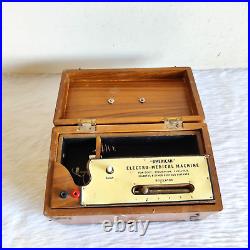 Vintage Pre War Handcrafted Wooden American Electro-Medical Machine Box TL80