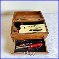 Vintage Pre War Handcrafted Wooden American Electro-Medical Machine Box TL80