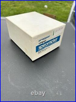 Vintage Propper Compact Spirometer 0-7 Liters Made In Germany