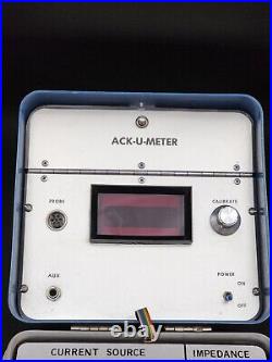 Vintage Quackery Medical Machine HMR Systems ACKU Meter Electrical Pulse UNTEST