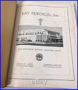 Vintage RARE Kay Surgical 1954 Medical Physician Supplies Equipment HB Catalog