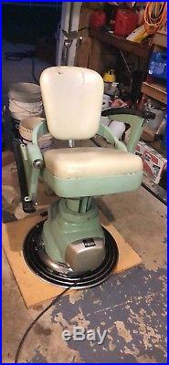 Vintage Ritter Dentist Dental Electric Powered Chair-Exam Oral tattooing-Tatoo