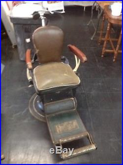 Vintage Ritter Imperial Columbia Dentist Chair Barber Tattoo Dental Hydraulic