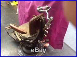Vintage Ritter Imperial Columbia Dentist Chair Barber Tattoo Dental Hydraulic