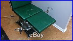 Vintage Ritter multi-purpose Green Motorized Exam table Chair (Steam Punk) RARE