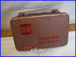 Vintage Rockford Medical Supply Co Bethlehem Steel Grace Mine First Aid Kit Box