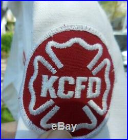 Vintage Safety Equipment WHITE COVERALLS Fire Department Medical Kansas City MO