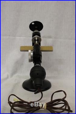 Vintage Scarce Tokyo Kogaku Microscope, Unusual Curved Design and Swivel