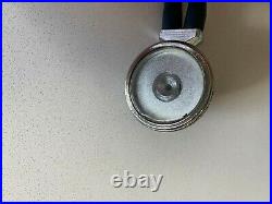 Vintage Stethoscope Blue Silvertone Made in Taiwan Doctor Medical Equipment