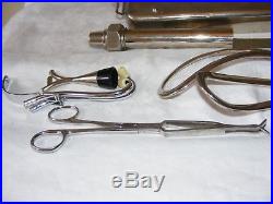 Vintage Surgical Obstetric Instruments Forceps Sterilising Medical Equip Midwife