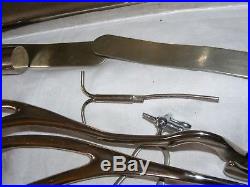 Vintage Surgical Obstetric Instruments Forceps Sterilising Medical Equip Midwife