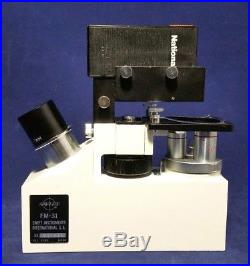 Vintage Swift FM-31 Fm31 Portable Compound Microscope Field-Master w Illuminator