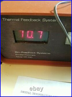 Vintage Temperature Feedback System Medical Instrument Equipment Bio-Feedback