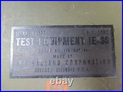 Vintage Test Equip IE-36 Signal Corps Chest CH-234 Military MEDICAL FIRST AID Vintage Test Equip IE-36 Signal Corps Chest CH-234 Military MEDICAL FIRST AID