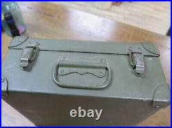 Vintage Test Equipment IE-36 Signal Corps Chest CH-234 Military MEDICAL CONTENTS
