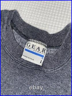 Vintage UNC Medical North Carolina Crewneck GFS Sweatshirt USA Gray Raglan 90s
