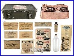 Vintage US Army Medic First Aid Kit 9-129-920 FULL of Military Medical Supplies