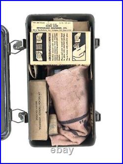 Vintage US Army Medic First Aid Kit 9-129-920 FULL of Military Medical Supplies