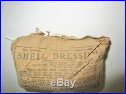 Vintage U. S. Army WWII First aid Field Shell Dressing medical gear equipment