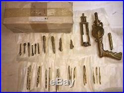 Vintage WAXED Open Gear Orthopedic Bone Drill Surgery Kit 1965 Field Equipment