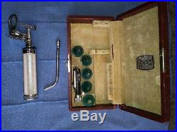 Vintage Welch Allyn Otoscope Ophthalmoscope Diagnostic Set