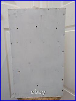 Vintage White Wooden First Aid Cabinet Eastern European Wall Mounted Aprothecary Vintage White Wooden First Aid Cabinet Eastern European Wall Mounted Aprothecary