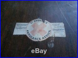 Vintage Wooden Medical Case- St Andrews Ambulance Association 18 X12 X 6 Inch