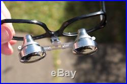 Vintage Zeiss Jena 2.3x binocular spectacles loupes