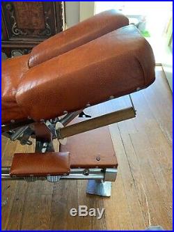 Vintage Zenith 50 Stationary Chiropractic Table. Chrome-tastic